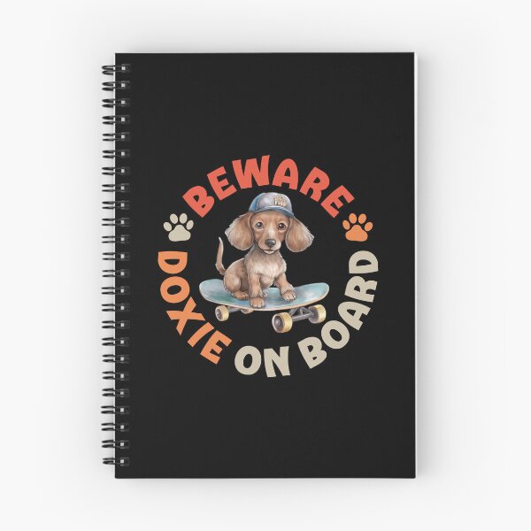 Item preview, Doxie On Board Funny Skateboard Rider Badger Dog designed and sold by eclecTEEq.