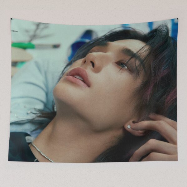 Item preview, Hyunjin Stray Kids Mixtape dominATE ESCAPE 스트레이 키즈 ethereal rizz hot sexy vibes Boyfriend material SKZ kpop designed and sold by Kpop-Noona.