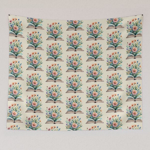 Item preview, Flowery book designed and sold by Clara Fruggeri.