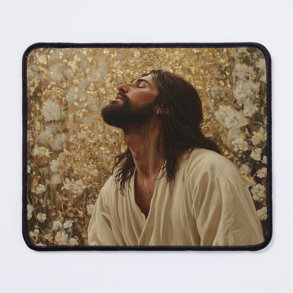 Item preview, Jesus praying in the Garden of Gethsemane. designed and sold by BibleHope.