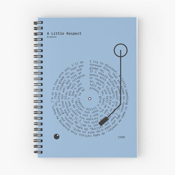 Item preview, A Little Respect, Erasure - Lyrics Poster designed and sold by MancBusyBee.