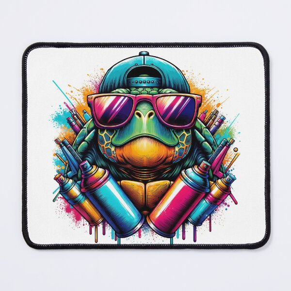 Item preview, Graffiti Turtle - Street Art Superpower designed and sold by QuirkySpark.