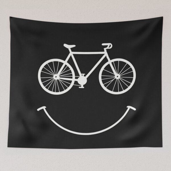 Item preview, Bicycle Smile Design - Unique Cycling Art for Enthusiasts designed and sold by latelierdechris.