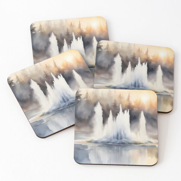 Item preview, Natural Geyser in Lake designed and sold by CalmnessbyChoice.