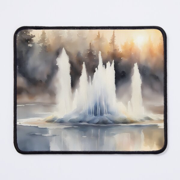 Item preview, Natural Geyser in Lake designed and sold by CalmnessbyChoice.