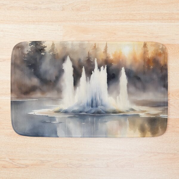 Item preview, Natural Geyser in Lake designed and sold by CalmnessbyChoice.