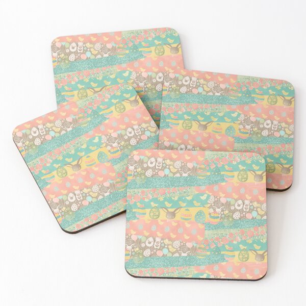 Item preview,  Pastel Easter Patchwork Pattern designed and sold by ShopFanCreation.
