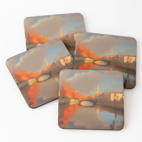 Item preview, Cityscape in Autumn Hues designed and sold by Artolex.
