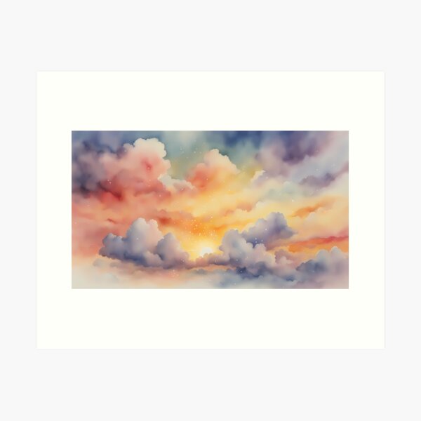 Item preview, Colorful Cloudscape designed and sold by BookCovered.