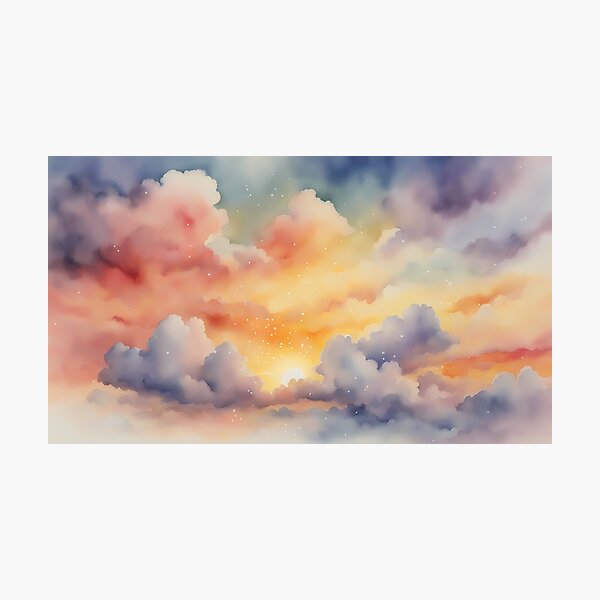 Item preview, Colorful Cloudscape designed and sold by BookCovered.