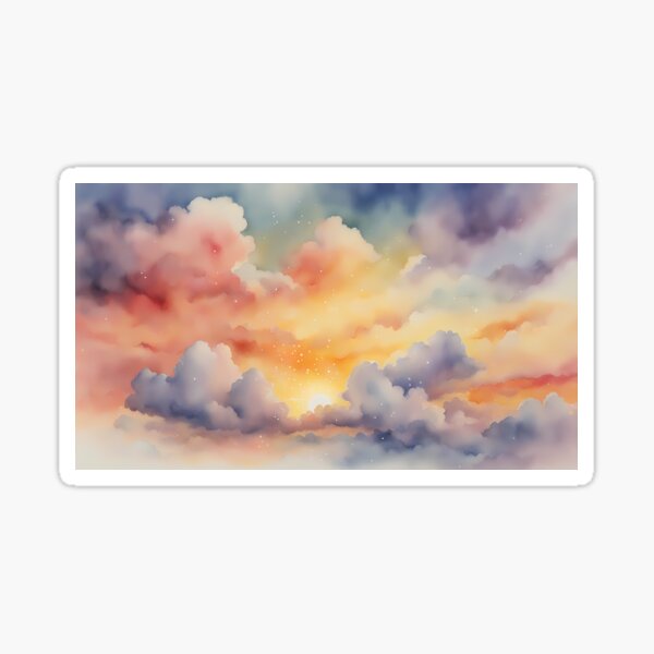 Artikel-Vorschau von Bunte Wolkenlandschaft, designt und verkauft von BookCovered.