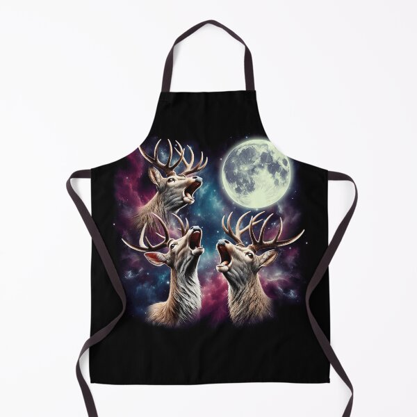 Item preview, Three Deers Howling at Moon Funny Weird Cursed Meme designed and sold by Kimberley King Art King Art.