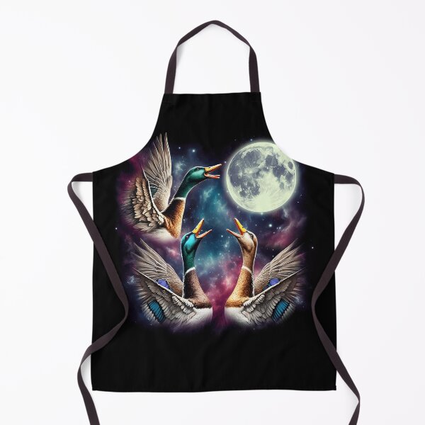 Item preview, Three Ducks Howling at Moon Funny Weird Cursed Meme designed and sold by Kimberley King Art King Art.
