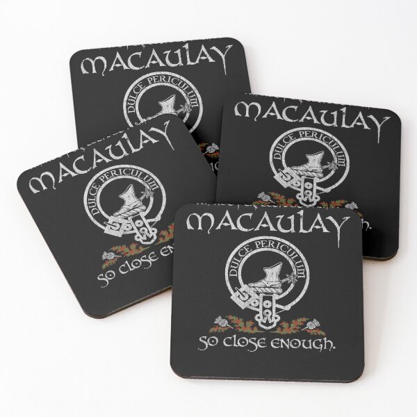 Item preview, MacAulay clan Scottish surname crest badge motto tartan sporran kilt men women designed and sold by Clan1093.