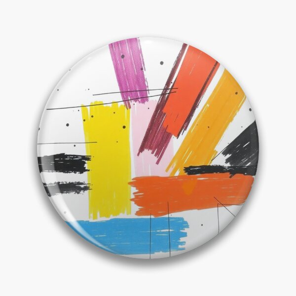 Item preview, Dynamic Abstract Lines – Colorful Suprematist Composition designed and sold by Wesira.