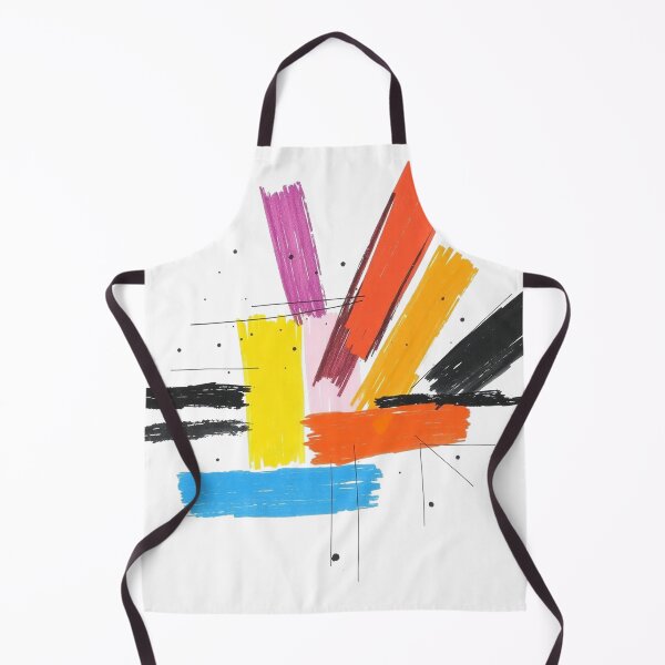 Item preview, Dynamic Abstract Lines – Colorful Suprematist Composition designed and sold by Wesira.