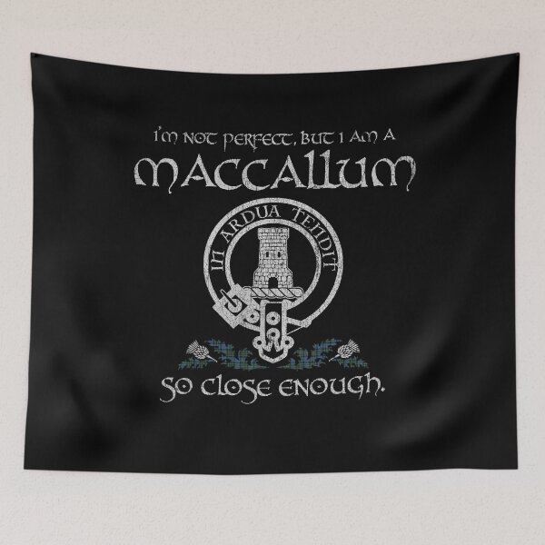 Item preview, MacCallum of Berwick clan Scottish surname crest badge motto tartan sporran kilt men women designed and sold by Clan1093.