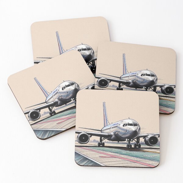 Item preview, Passenger Aircraft Hand-Drawn Sketch designed and sold by EMaviation_.