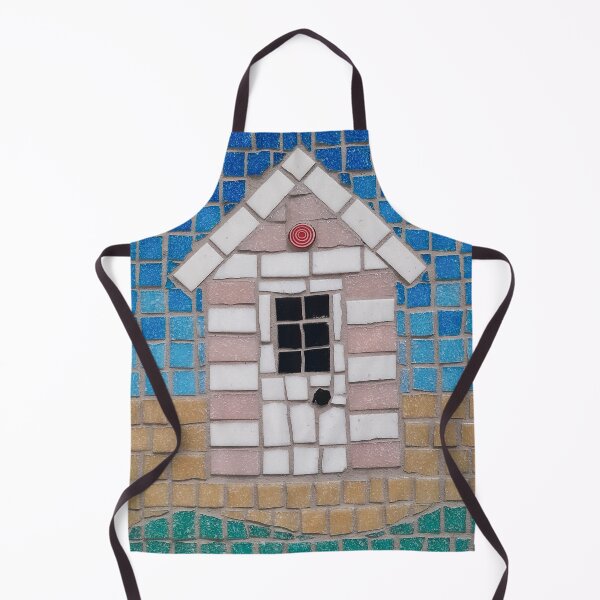 Item preview, Pink Mosaic Beach Hut designed and sold by joannaydesigns.