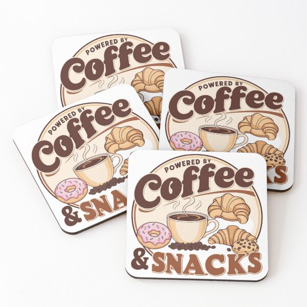 Item preview, Powered By Coffee & Snacks  designed and sold by Xenovate .