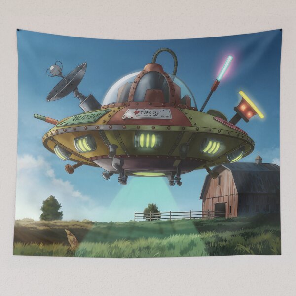Item preview, homemade spaceship designed and sold by holylandzreiki.