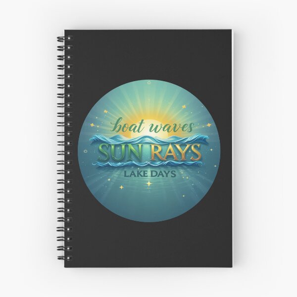 Item preview, Boat Waves Sun Rays Lake Days - Perfect Summer Adventure Vibes designed and sold by latelierdechris.