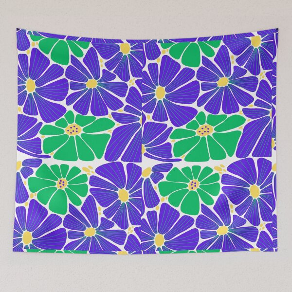 Item preview, Maximalist flower print designed and sold by JoySpark.