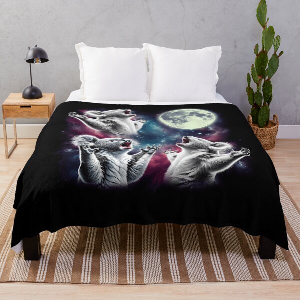 Item preview, Three Koalas Howling at Moon Funny Weird Cursed Meme designed and sold by Kimberley King Art King Art.