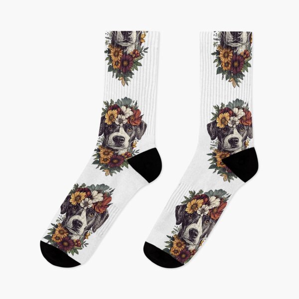 Item preview, Vintage Floral Dog designed and sold by bapupa.