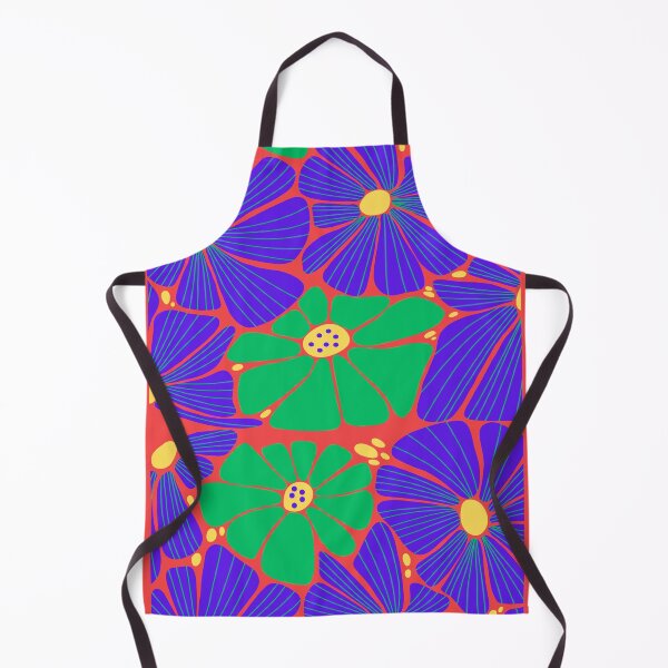 Item preview, Maximalist flower print with pink hues designed and sold by JoySpark.