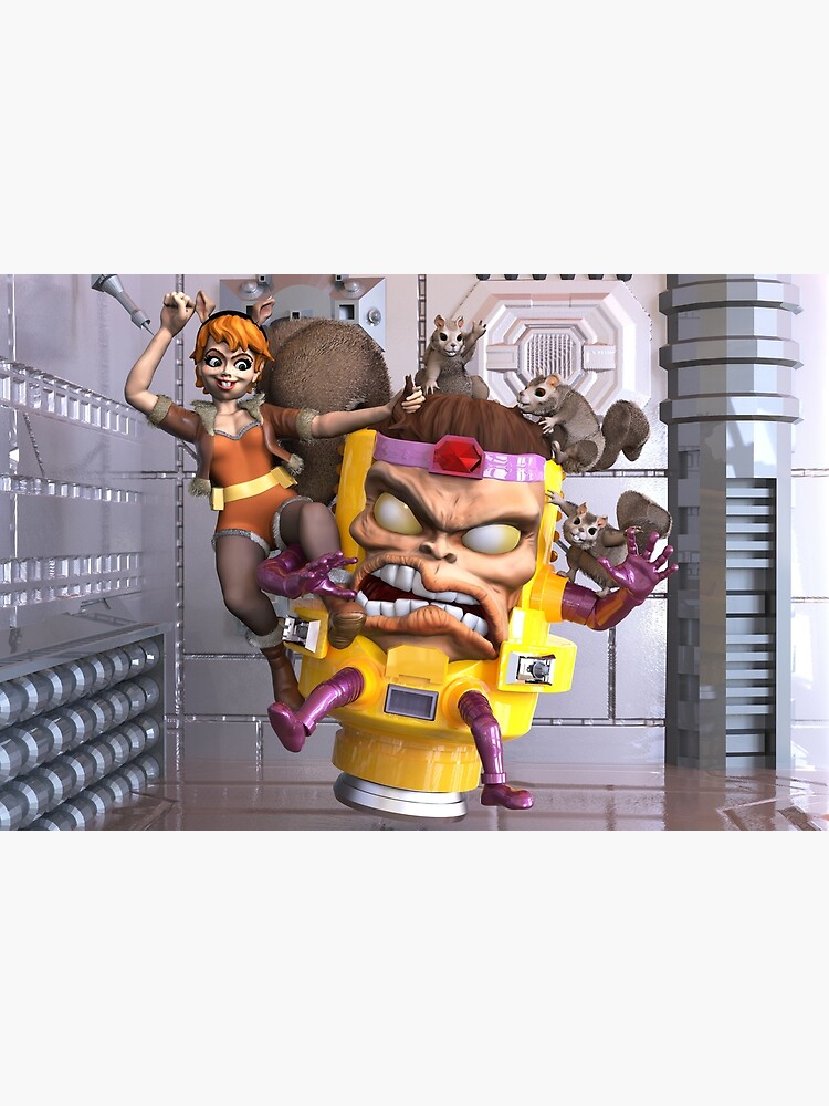 "Squirrel Girl vs MODOK" Poster by lmwrites Redbubble