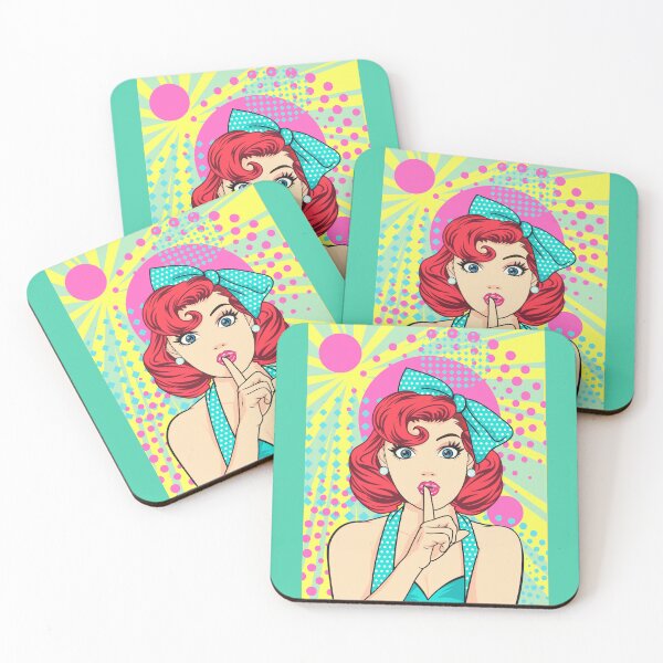 Item preview, Retro Woman, Pop Art, Bubbles, Beautiful, Vintage  designed and sold by AASparksDesigns.