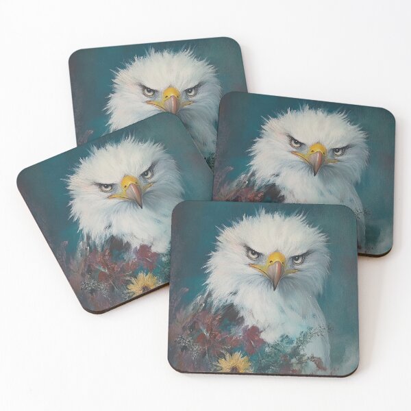 Item preview, majestic Bald eagle painting designed and sold by The Deep Studio.