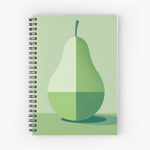 Item preview, Minimalist Light Green Pear Abstract Art designed and sold by Rethrowback.