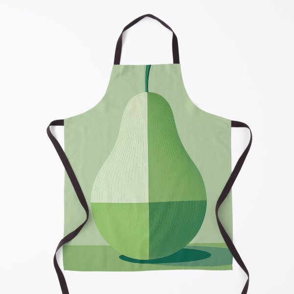 Item preview, Minimalist Light Green Pear Abstract Art designed and sold by Rethrowback.