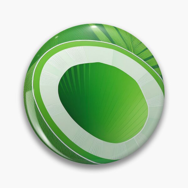 Item preview, Minimalist Vibrant Green Coconut Abstract Art designed and sold by Rethrowback.