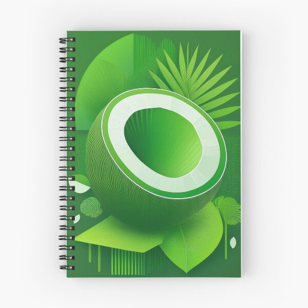 Item preview, Minimalist Vibrant Green Coconut Abstract Art designed and sold by Rethrowback.
