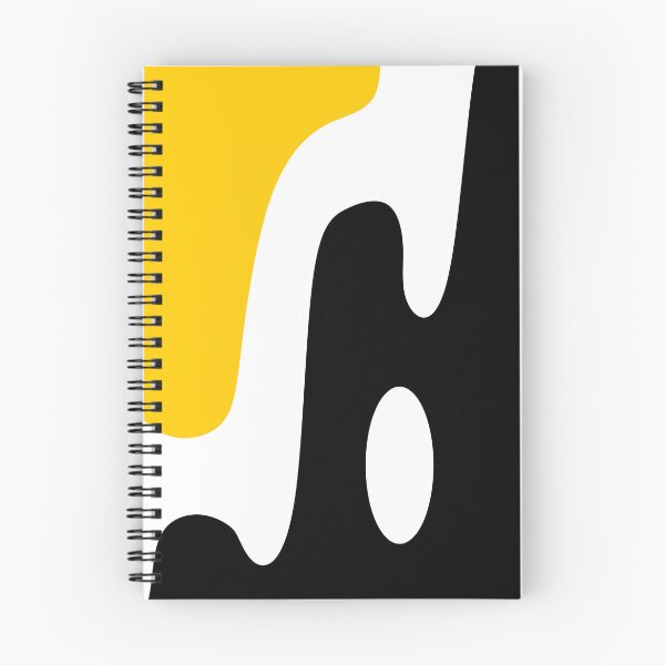 Item preview, Bold Energy – Black, White and Yellow Abstract Shapes designed and sold by sheprint.