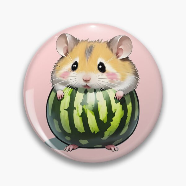 Artikelvorschau, Wassermelone stecken Hamster gestanzt entworfen und verkauft von Ponted.