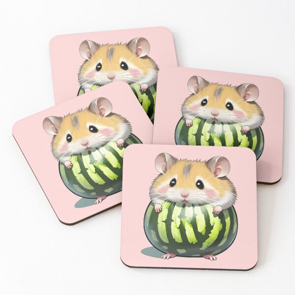 Item preview, Watermelon stuck hamster die cut designed and sold by Ponted.