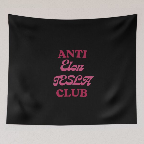 Item preview, Bold and Expressive Anti Elon Tesla Club Artwork: A Rebellious Statement designed and sold by Funneatlife.
