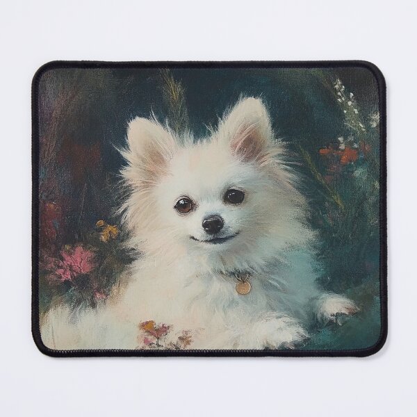 Item preview, Cute fluffy white dog designed and sold by The Deep Studio.