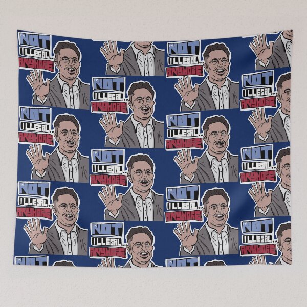 Item preview, Elon musk isn’t illegal (anymore) designed and sold by heyimleo.