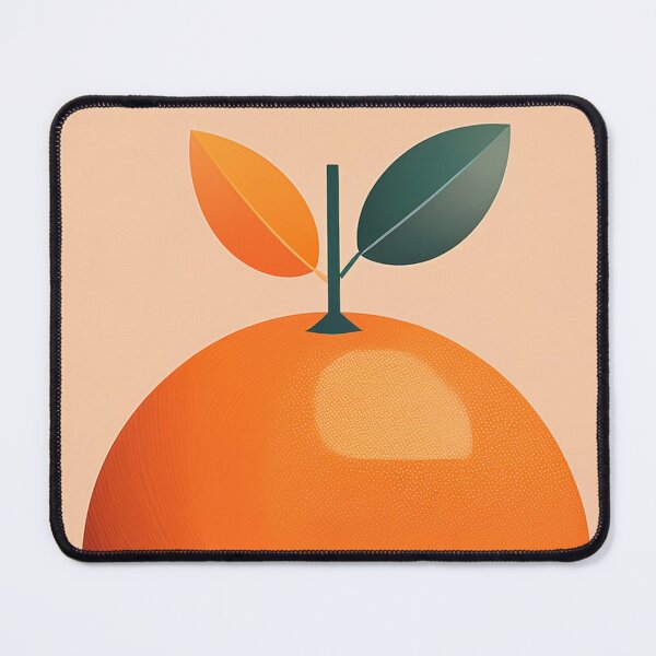 Item preview, Minimalist Vibrant Orange Abstract Art designed and sold by Rethrowback.