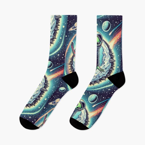 Item preview, Snowboarding with Alien designed and sold by MESSAYA.
