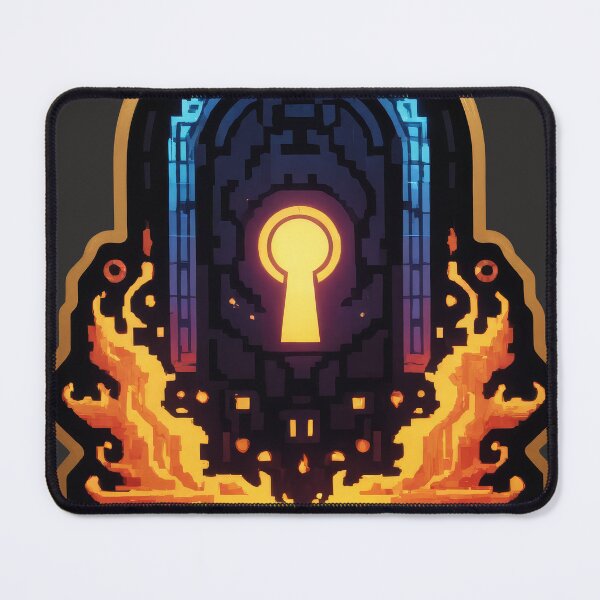 Item preview, Pixel Portal: Fiery Gateway to Mystery's Depths designed and sold by REPTISLAV.