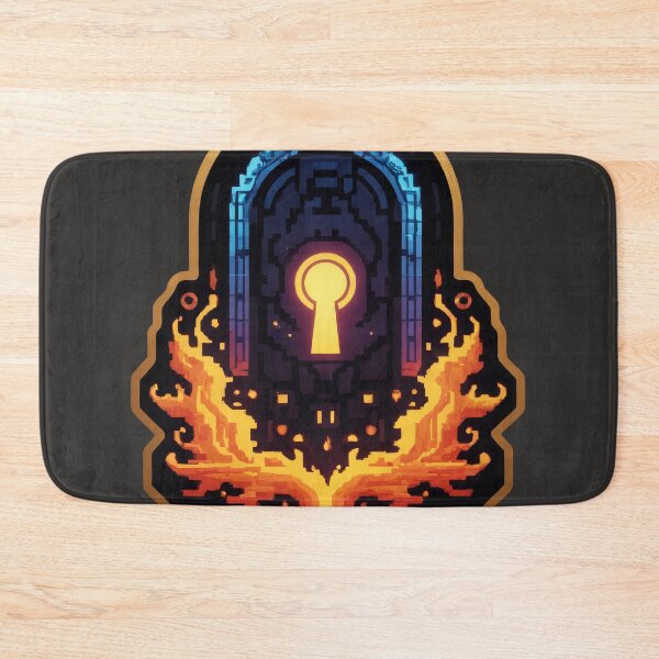 Item preview, Pixel Portal: Fiery Gateway to Mystery's Depths designed and sold by REPTISLAV.