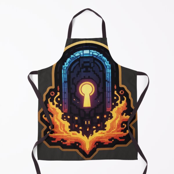 Item preview, Pixel Portal: Fiery Gateway to Mystery's Depths designed and sold by REPTISLAV.