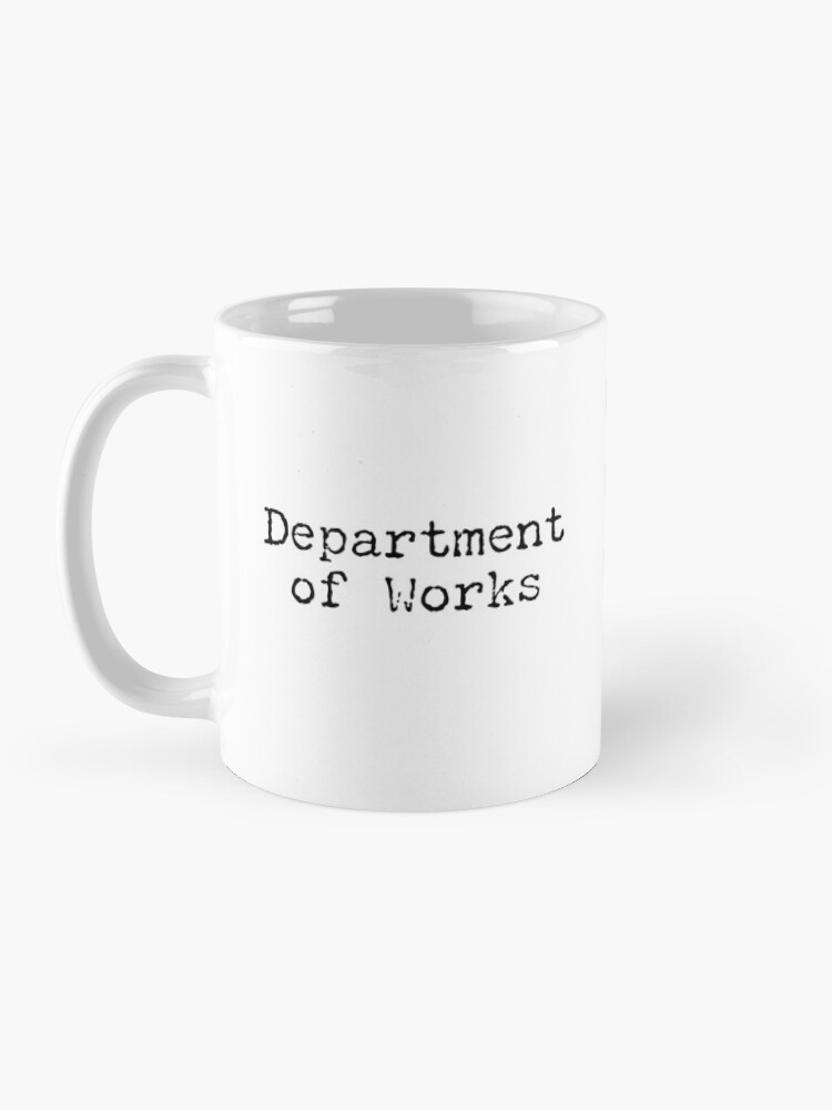 Thumbnail 3 of 6, Coffee Mug, Department of Works designed and sold by PleasantGreen.