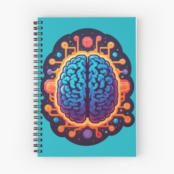 Item preview, Circuit Brain: A Digital Mindscape Illustration designed and sold by REPTISLAV.